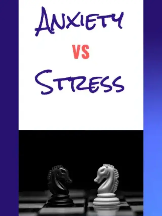 Anxiety vs Stress Purple